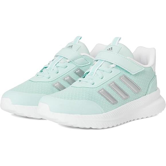 NWT Adidas Uni Kid X_PLR Path Elastic Lace ,Halo Mint/Silver Metallic/White-12.5 - Picture 2 of 7